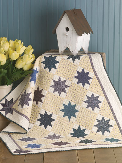 Eight-Point Star Wall Quilt