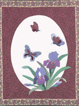 Iris Butterflies Quilt