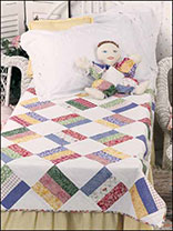 Scrappy Baby Quilt & Happy the Clown